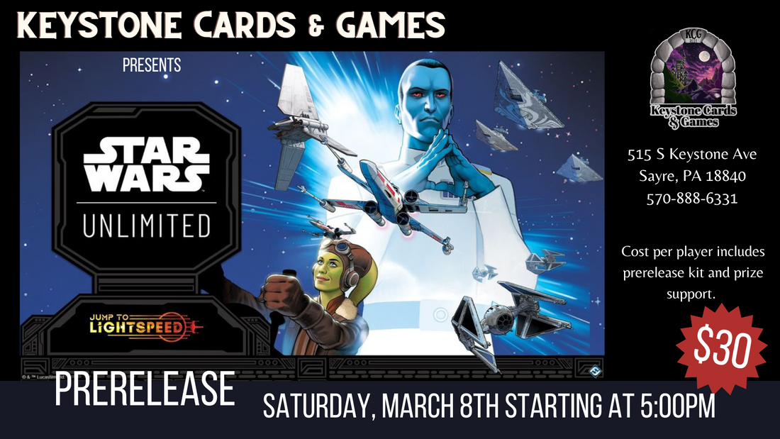 Jump Into Lightspeed at Keystone Cards & Games!