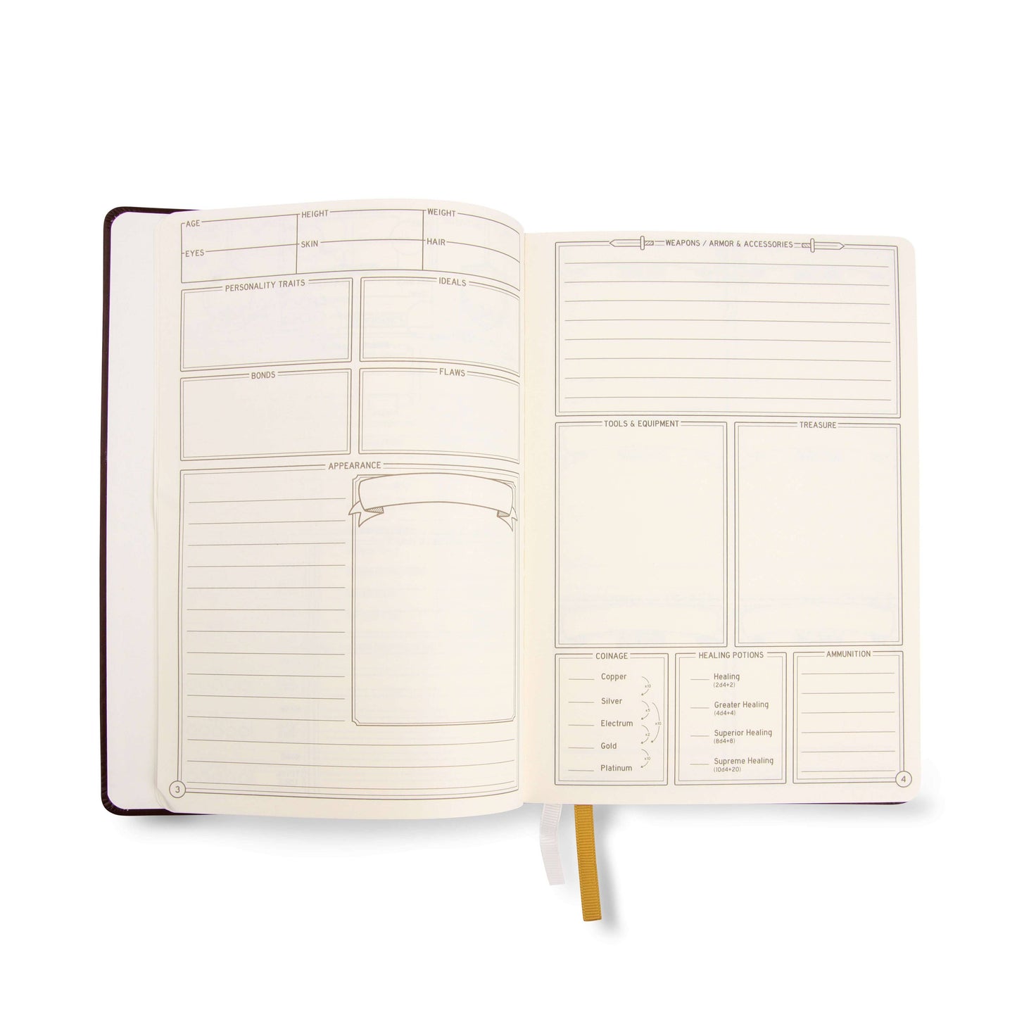 DnD 5th Player Journal