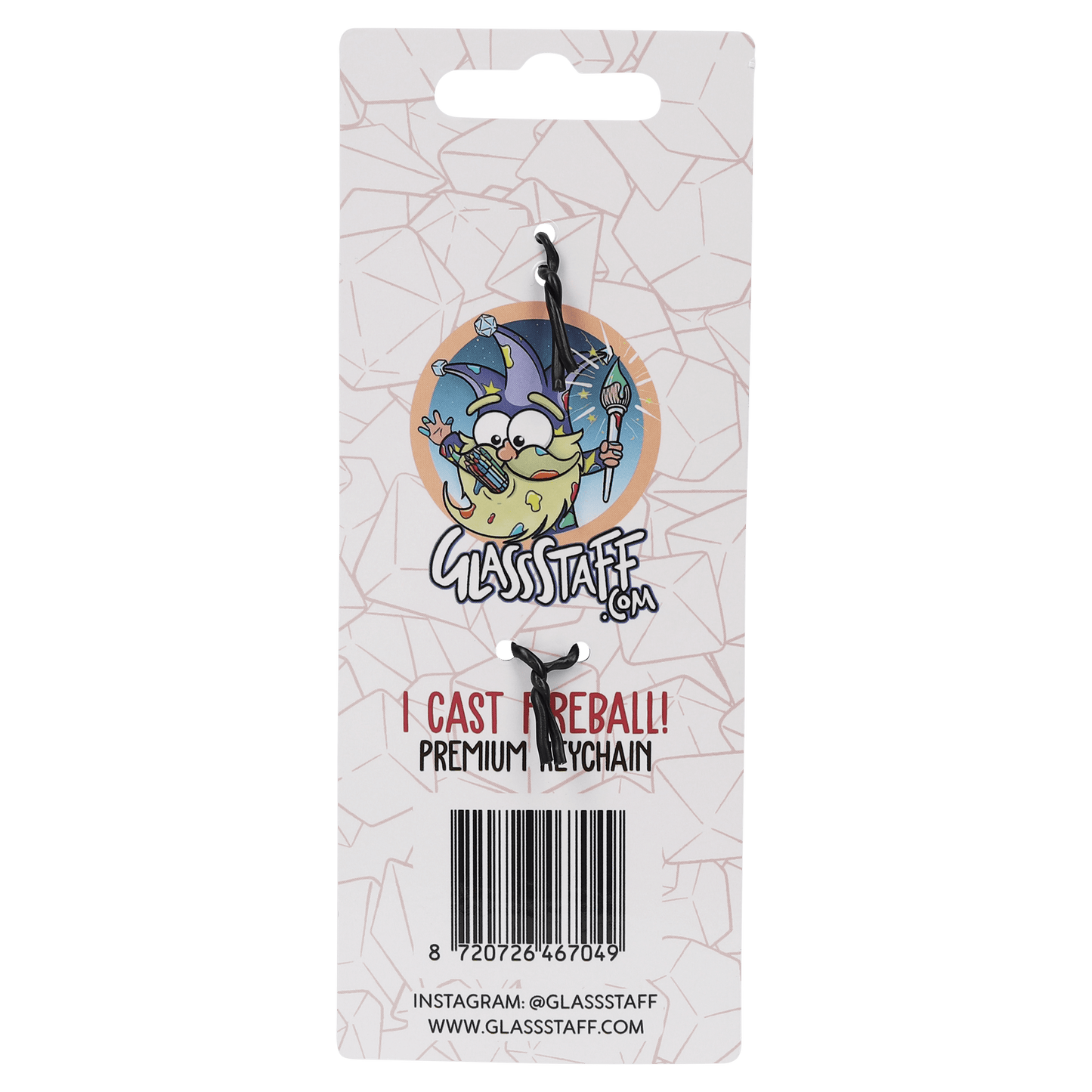 I Cast Fireball Keychain