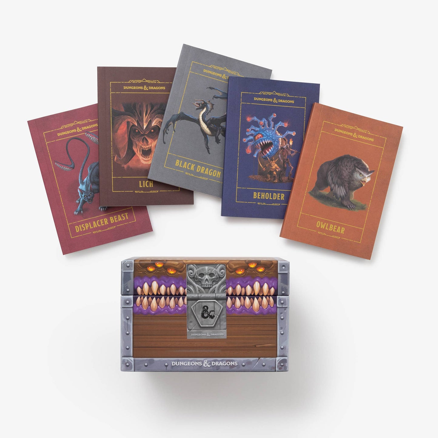 Mimic Treasure Chest Notebook Set (Dungeons & Dragons)
