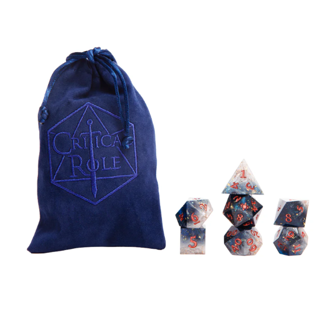 Critical Role Champion Dice Set: Percival Fredrickstein Von Musel Klossowski De Rolo III