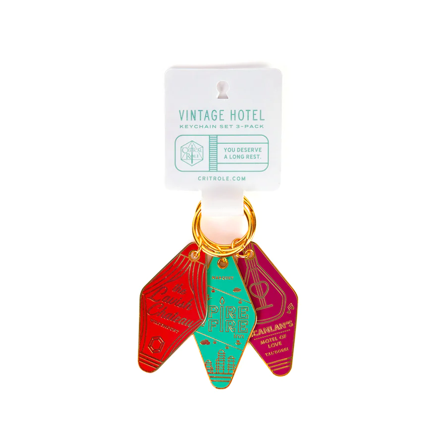 Critical Role Vintage Hotel Keychain