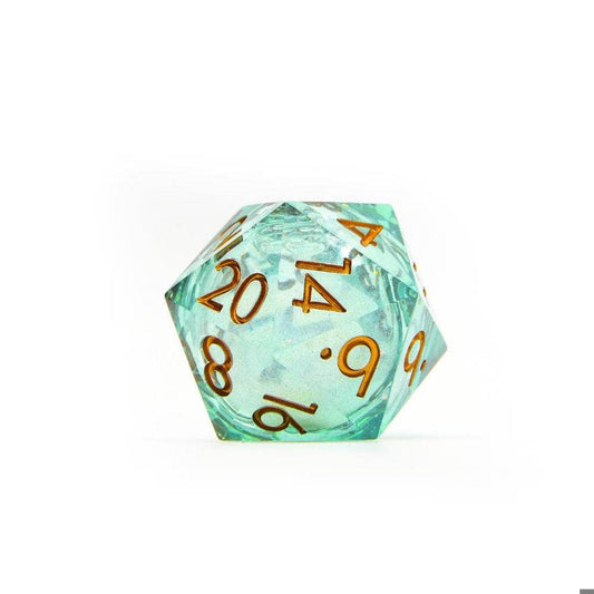 Forest Fae | 33mm D20 Dice | Oversized Liquid Core