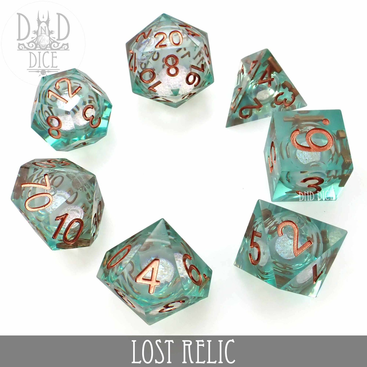 King of Crits Dice Set: Lost Relic - Liquid Core