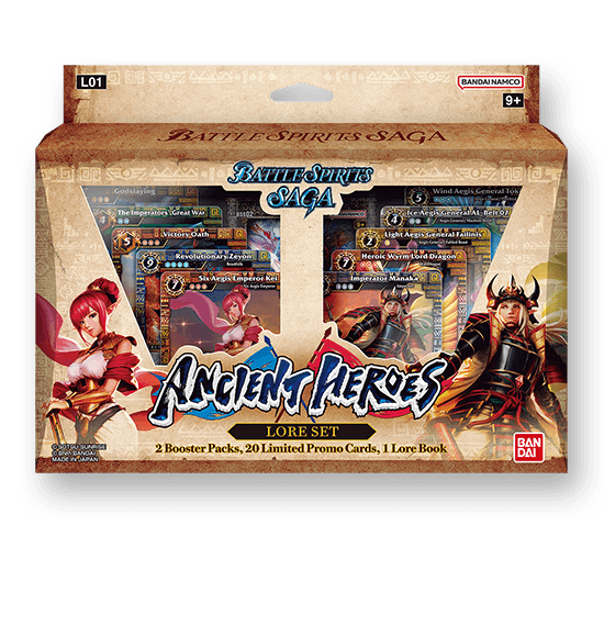 Battle Spirits Saga Lore Set Ancient Heroes