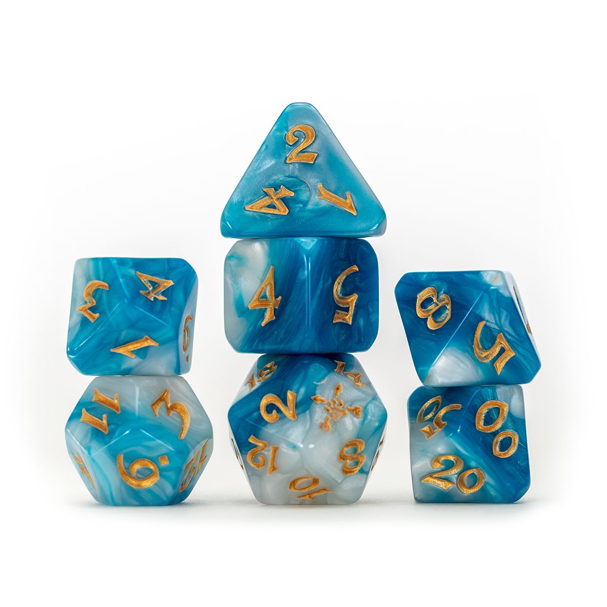 Vox Machina D20 Dice Set: Vex'ahlia