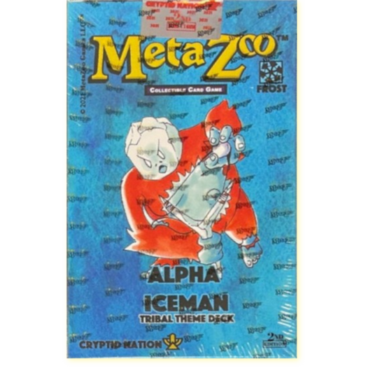 MetaZoo TCG: Cryptid Nation 2nd Ed. Tribal Theme Deck Alpha Iceman