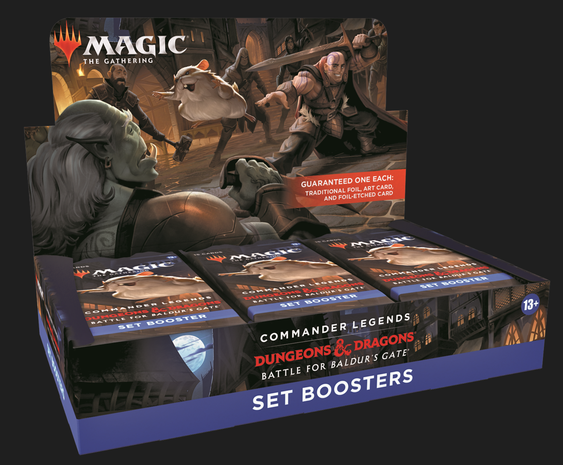 MTG Commander Legends Battle for Baldur's Gate Set Box Keystone Cards and Games MTG Commander Legends Battle for Baldur's Gate Set Box Keystone Cards and Games