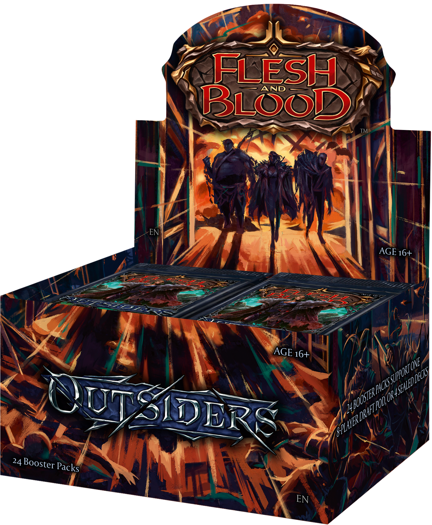 Flesh & Blood TCG: Outsiders Booster Display