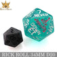 King of Crits Dice: Rick Rolled - 34mm D20