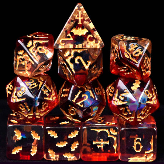 Blood Bats & Beyond - 11 Dice Set