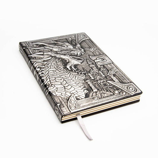 Dragonlore Ledger - Silver: Ancient Style DnD Player Journal