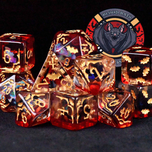 Blood Bats & Beyond - 11 Dice Set