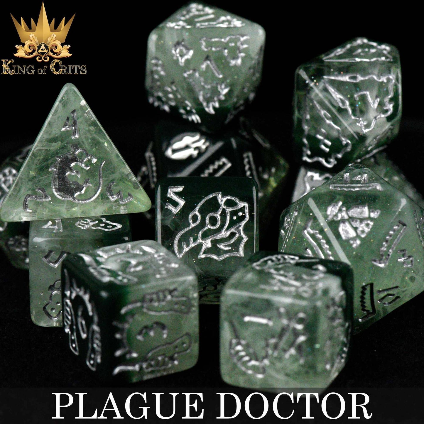 Plague Doctor - 11 Dice Set