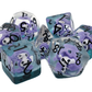 DnD RPG Dice Set: Infused - Ghost - Purple