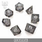 King of Crits Dice Set: Quicksilver - Liquid Core