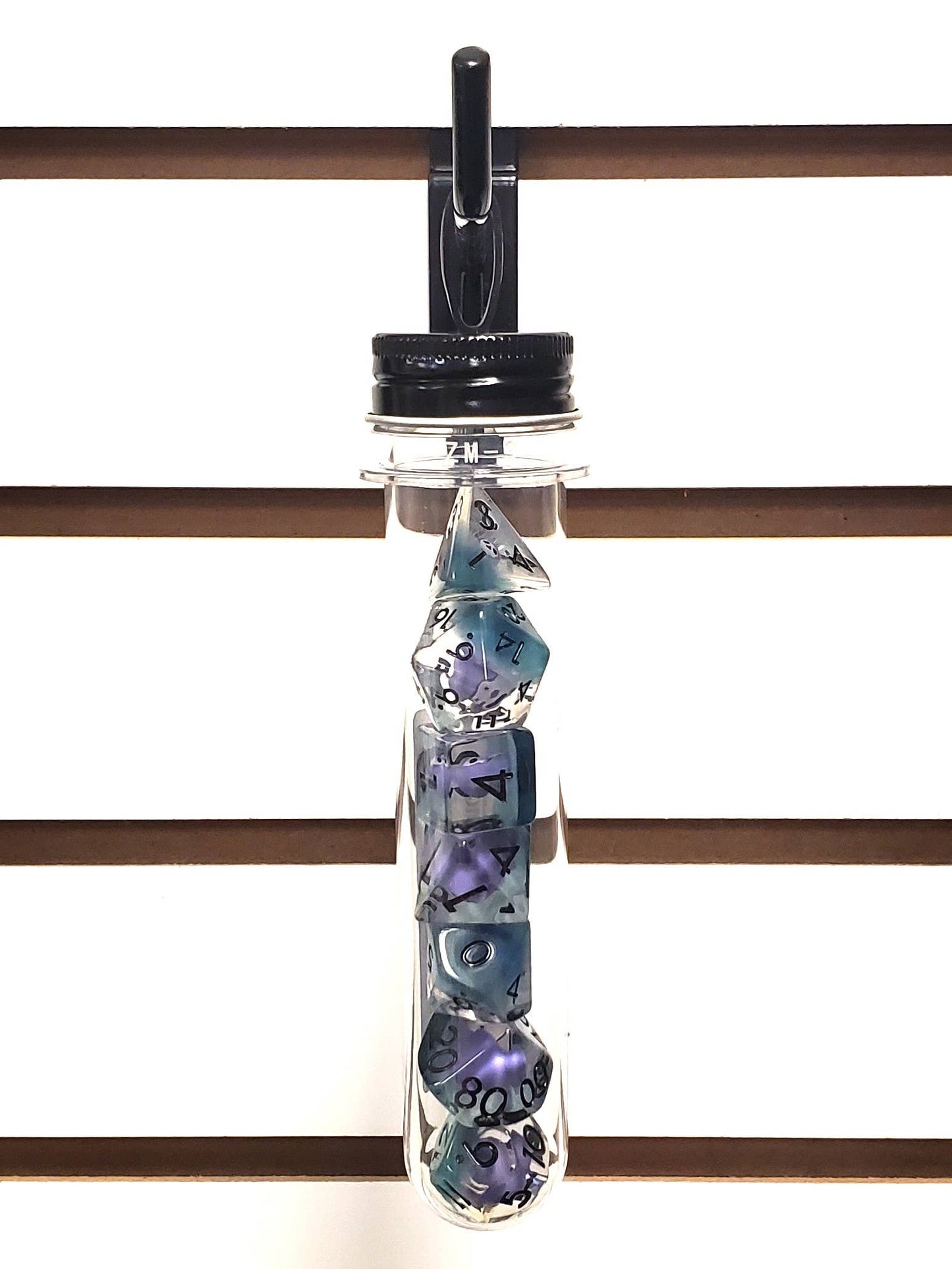 DnD RPG Dice Set: Infused - Ghost - Purple
