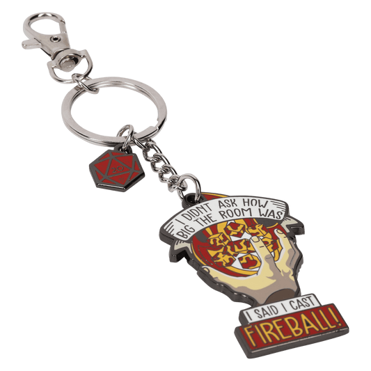 I Cast Fireball Keychain