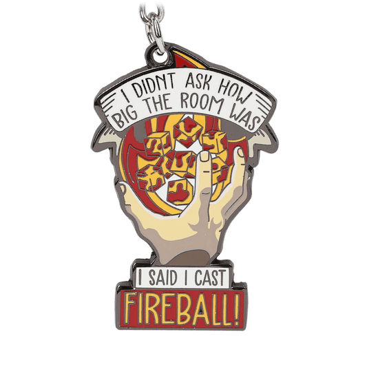 I Cast Fireball Keychain