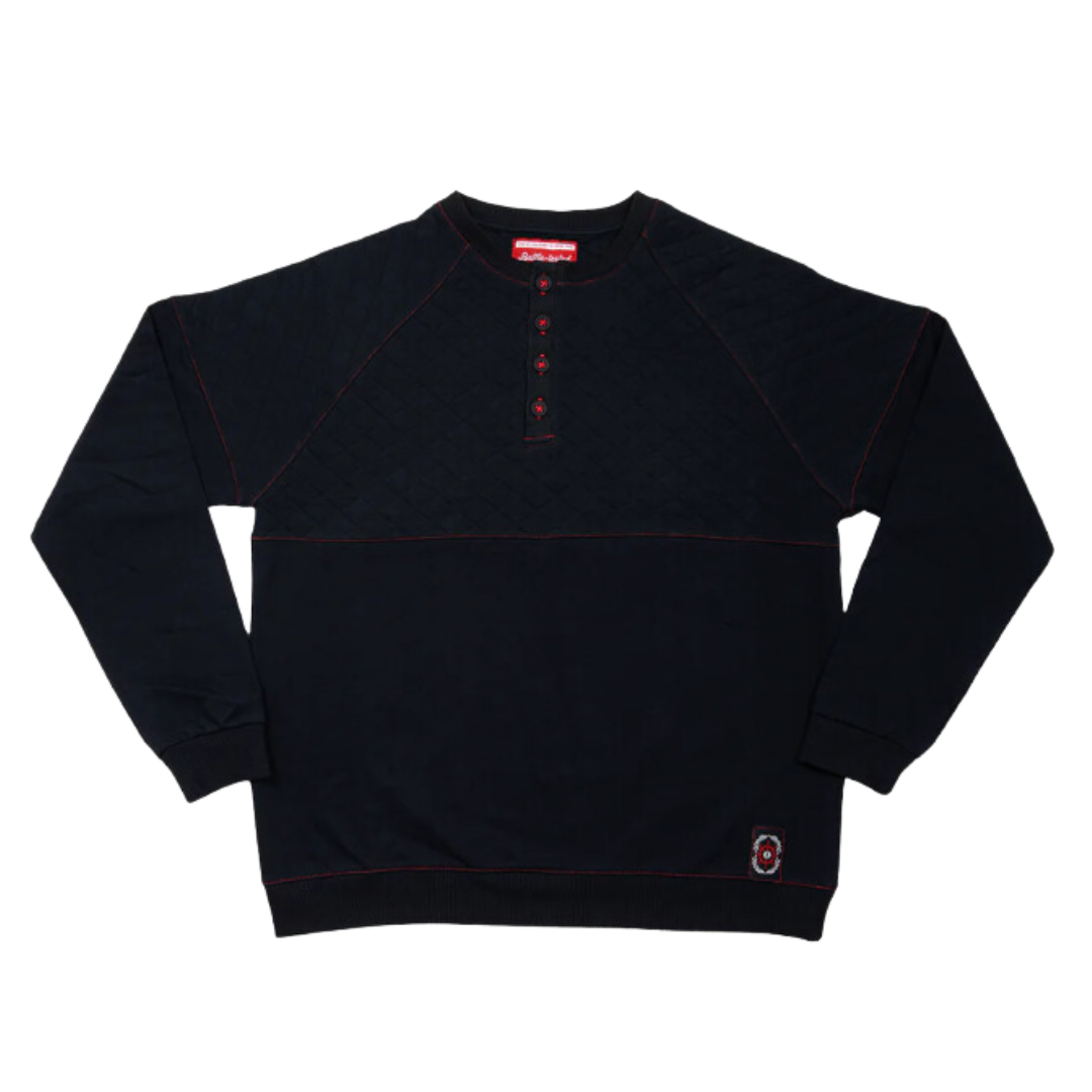 Critical Role Fjord Stone Black Henley Long Sleeve Shirt