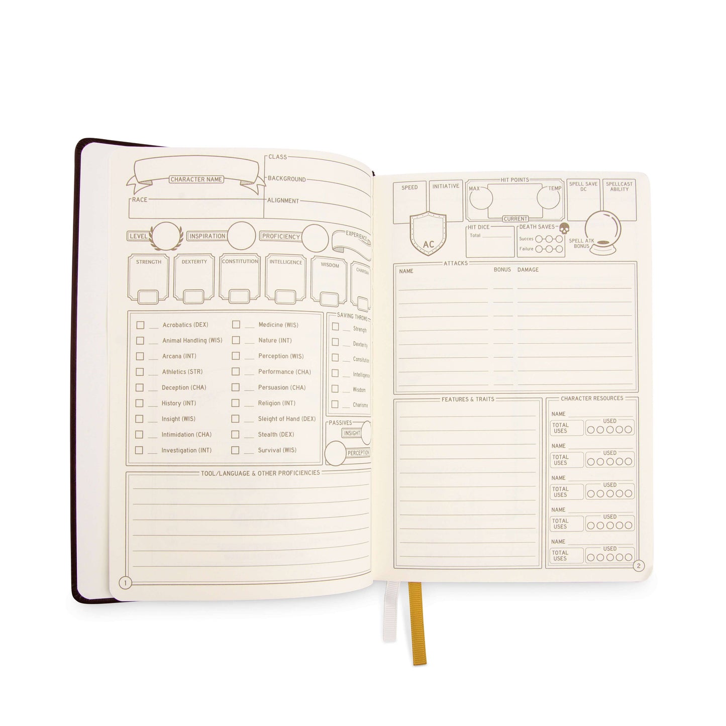 DnD 5th Player Journal