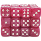 Old School 36ct 12mm D6 Dice Set: Pearl Drop - Pink