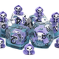 DnD RPG Dice Set: Infused - Ghost - Purple