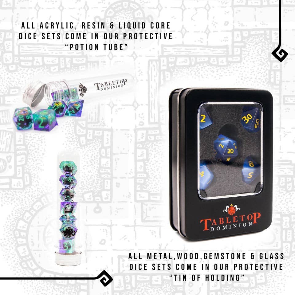 Eye of Vengeance | 33mm D20 Dice Oversized Moving Eye Liquid