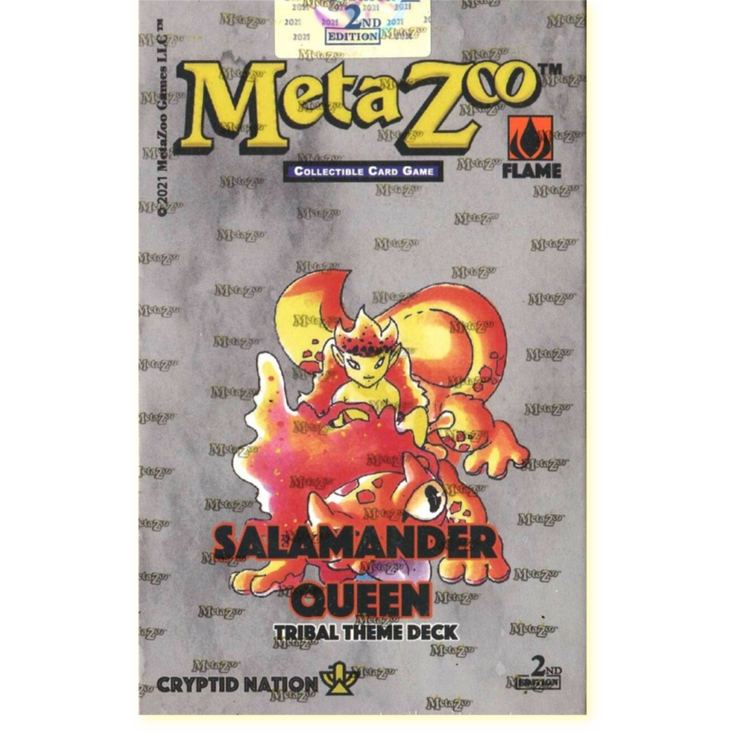 MetaZoo TCG: Cryptid Nation 2nd Ed. Tribal Theme Deck Salamander Queen